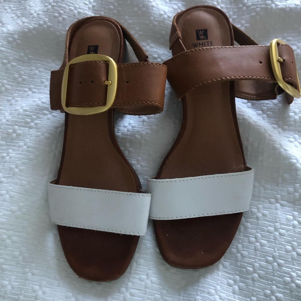 White sandals!